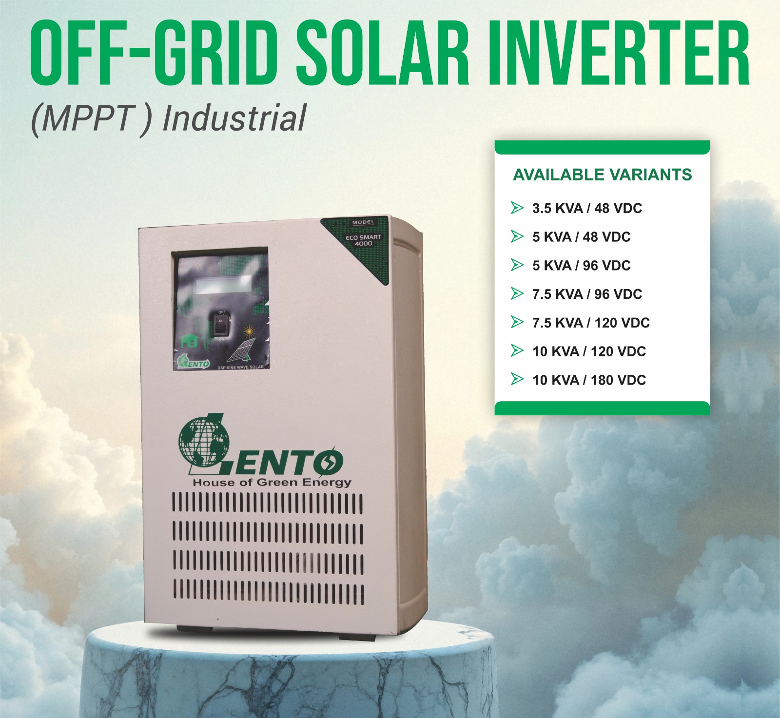 Off-Grid Solar Inverter (MPPT) – Industrial